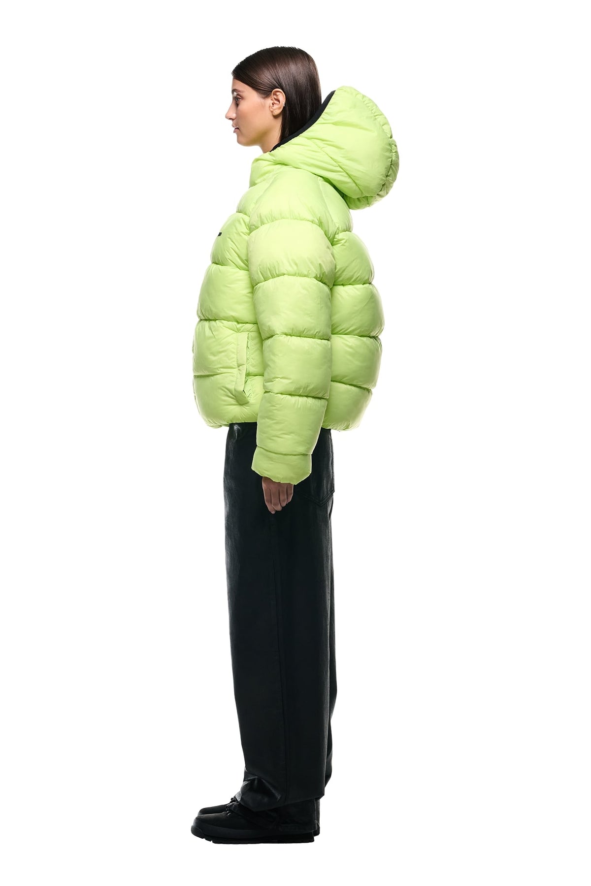 REVERSIBLE PUFFER JACKET BLACK