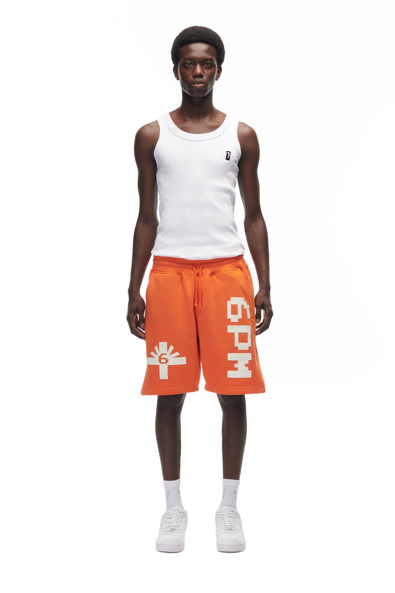 LOGO SHORTS ORANGE