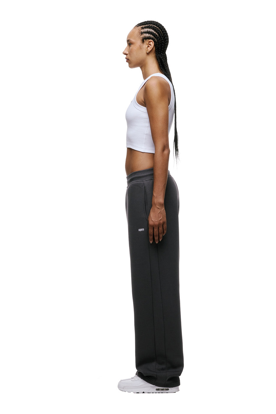 OPEN LEG JOGGER ANTHRACITE