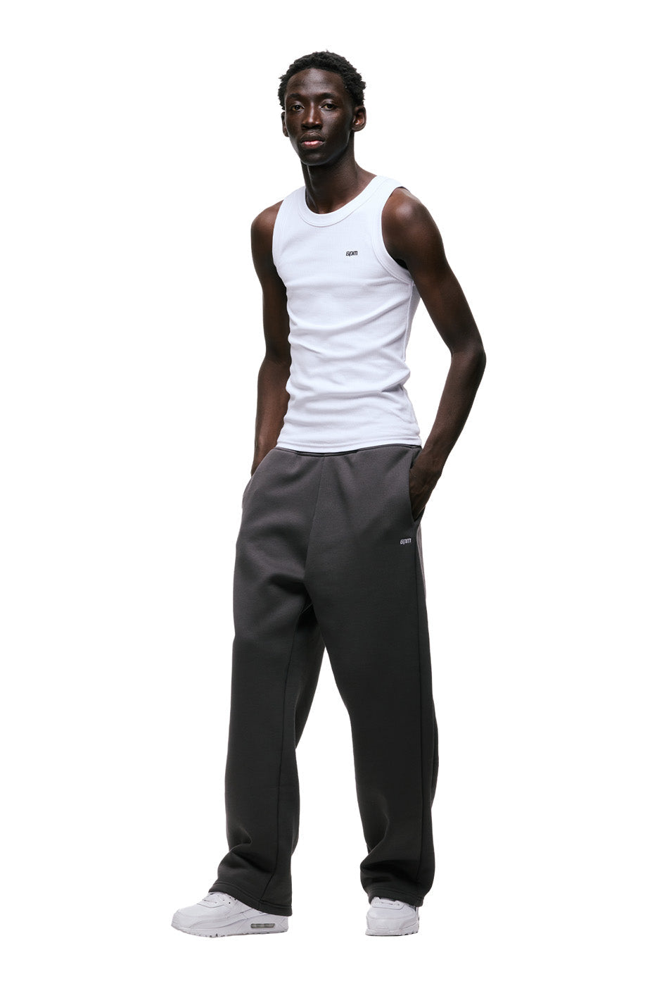 OPEN LEG JOGGER ANTHRACITE